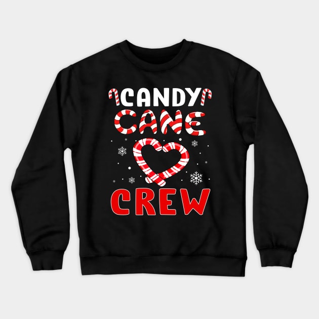 Candy Cane Crew Ugly Sweater Matching Family Christmas Crewneck Sweatshirt by Dunnhlpp